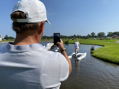 Fietsvaren tijdens Charity Golfday The Dutch